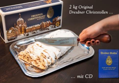 Set: Dresdner Christstollen 2 kg und DVD 